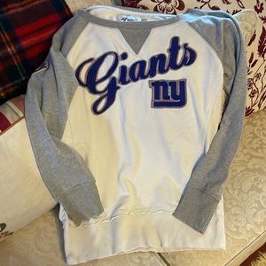 NY Giants womens size Medium French terry sweatshirt -very soft